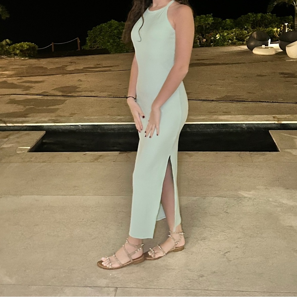 Forever 21 Mint Green Maxi Dress